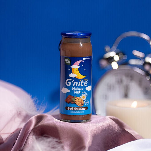 G Nite Walnut Milk, Dark Chocolate Flavor 120ml