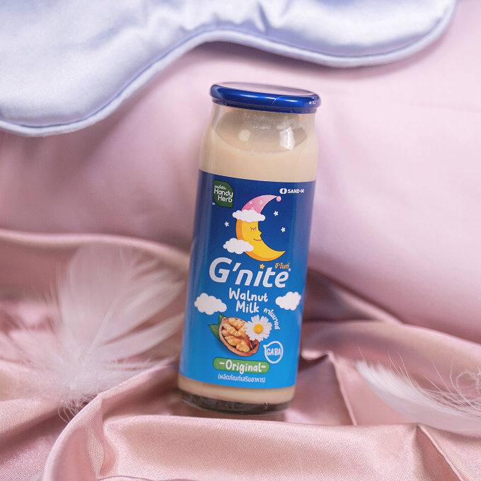 G Nite Walnut Milk, Black Sesame Flavor 120ml