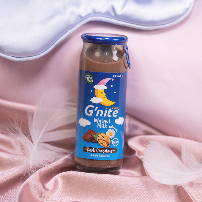 G Nite Walnut Milk, Dark Chocolate Flavor 120ml