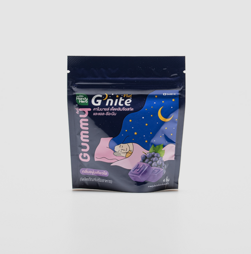 G'Nite Gummy (Grape flavor) - 1 Box Set (6 Pack - 24pcs)