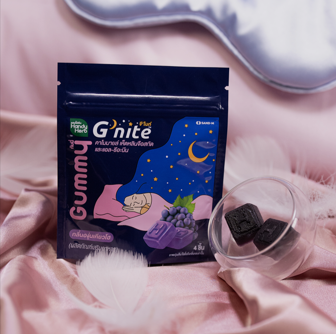 G'Nite Gummy (Grape flavor) - 1 Box Set (6 Pack - 24pcs)