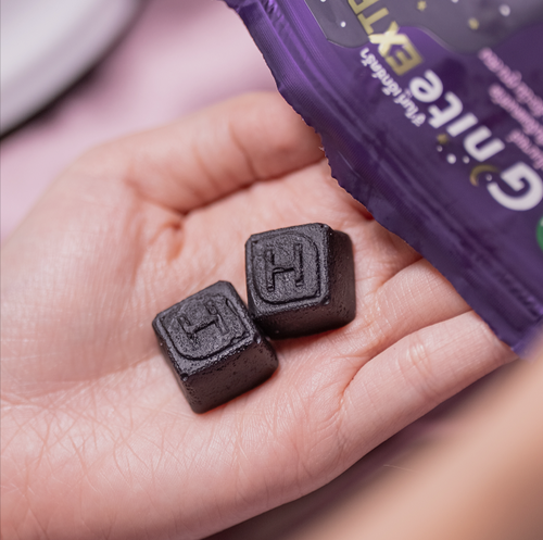 G’nite EXTRA X2 Gummy (Blackcurrant flavor) - 1 Box Set (6 Pack - 24pcs)