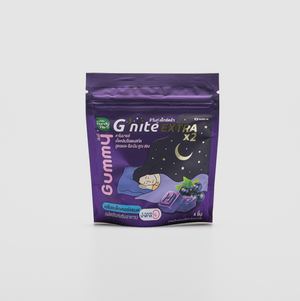 G’nite EXTRA X2 Gummy (Blackcurrant flavor) - 1 Box Set (6 Pack - 24pcs)