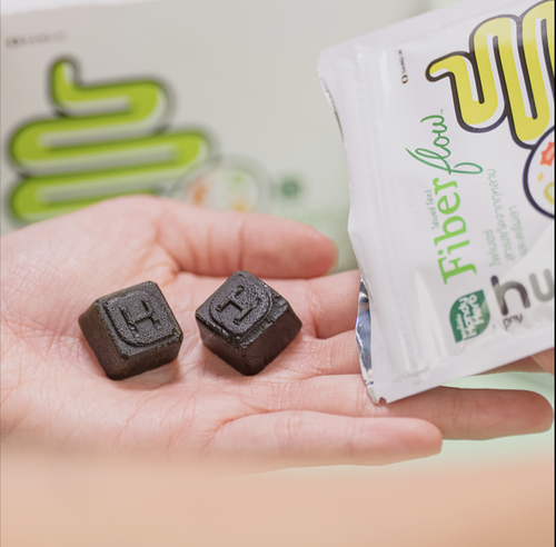 Fiber Flow Gummy (Green Apple Flavor) - 1 Box Set (6 Pack - 24pcs)