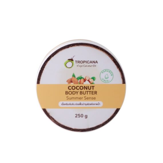 Tropicana Coconut Body Butter For Super Dried Skin | Summer Sense (Non Paraben) 250g