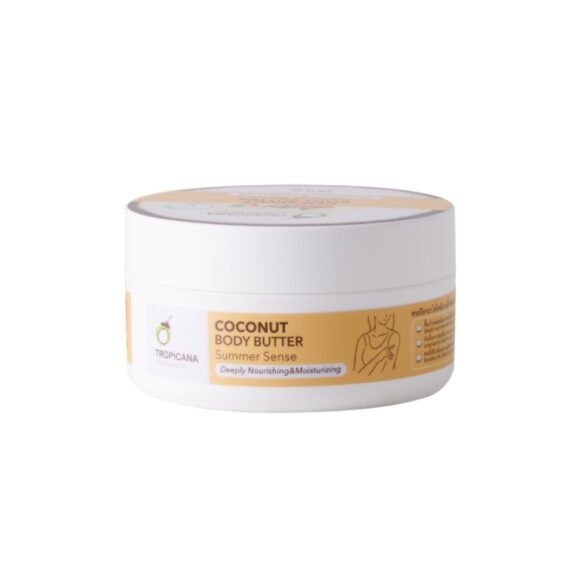 Tropicana Coconut Body Butter For Super Dried Skin | Summer Sense (Non Paraben) 250g