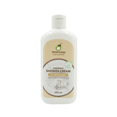 Tropicana Coconut Shower Cream For Moisturized Skin (Non Paraben) 290ml