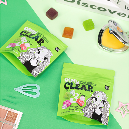 HandyHerb O!My CLEAR Beauti Gummy — Beauty & Radiance in a Gummy (1 box 6 sachets)