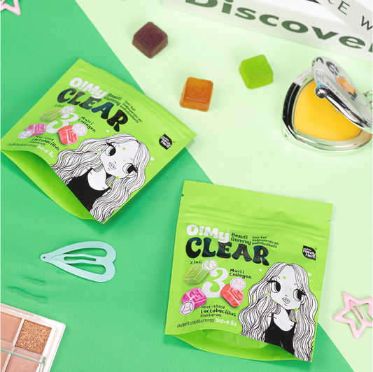 HandyHerb O!My CLEAR Beauti Gummy — Beauty & Radiance in a Gummy (1 box 6 sachets)