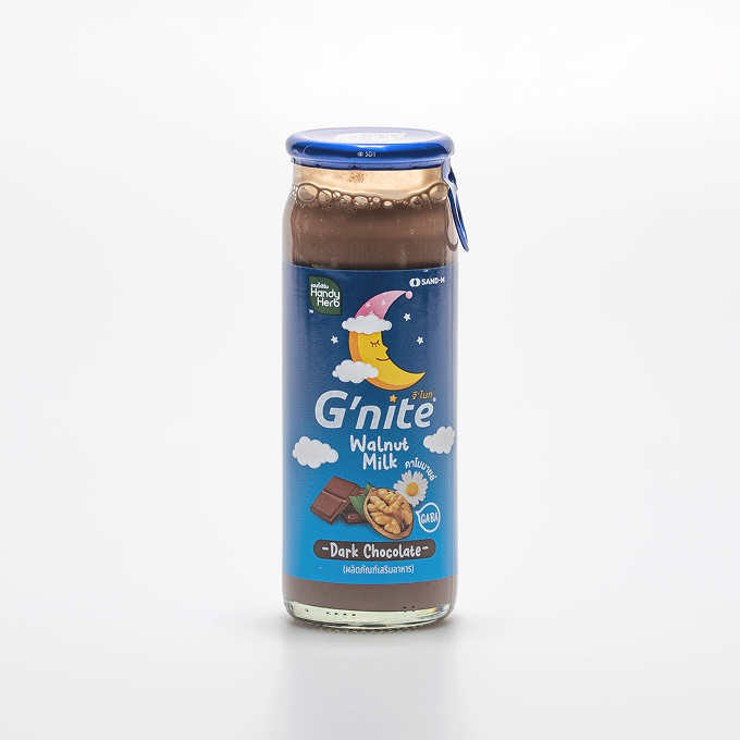 G Nite Walnut Milk, Dark Chocolate Flavor 120ml