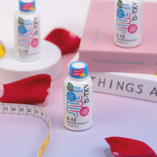 HandyHerb D-TXY PostBio Fiber & Rose Black Tea with Yuzu (1 pack 6 bottles)