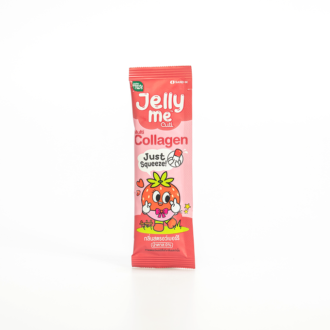 HandyHerb “Jelly Me Cuti” Collagen — Strawberry Flavor (1-Box, 12 Sachets)