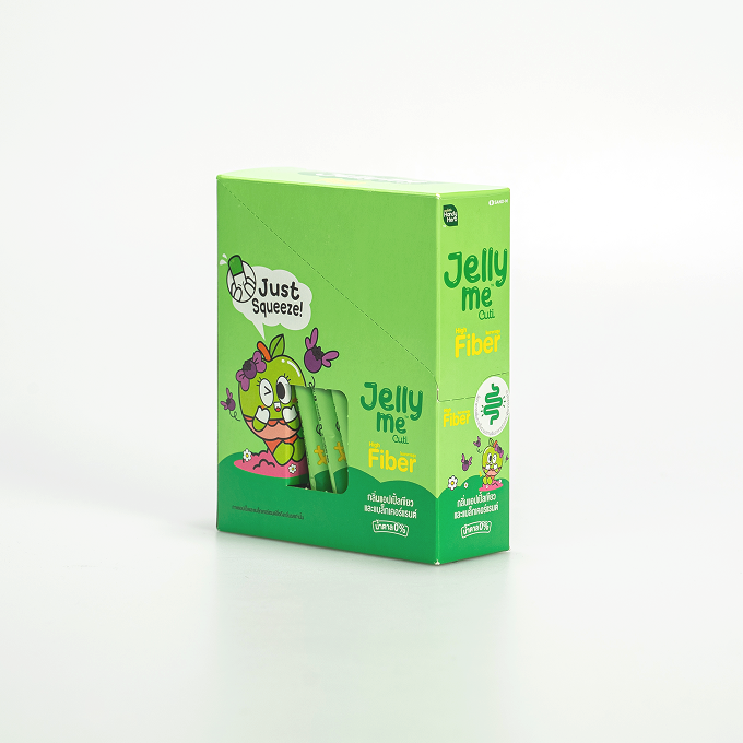 HandyHerb Jelly Me Cuti Fiber — Green Apple & Blackcurrant (1 box 12 sachets)