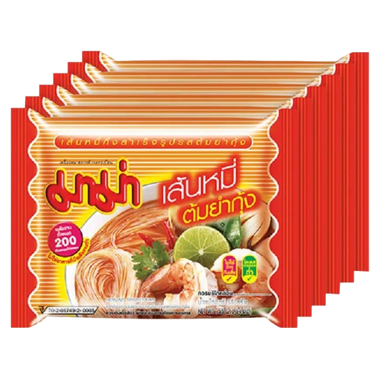 Mama Instant Rice Vermicelli Tom Yum Goong (Pack 6)