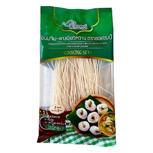 Cho Champ Thai Noodles (Ka Nom Jeen) with Green Curry 151g