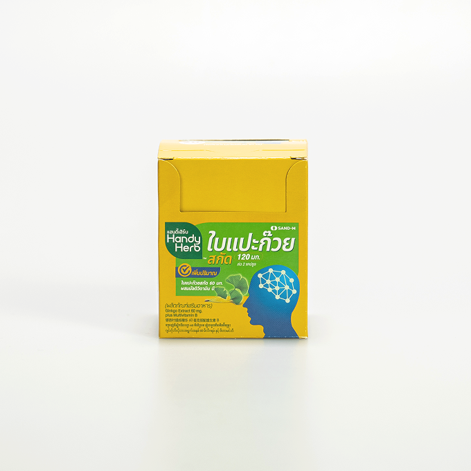Ginkgo Biloba Leaf Extract 120mg plus Multivitamin B Capsule Box Set (24 Pack - 48 capsule)