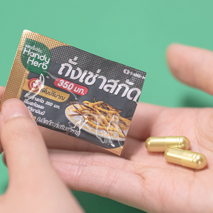 Handy Herb Cordyceps Extract Capsules (1 box 12 sachets)