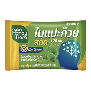 Ginkgo Biloba Leaf Extract 120mg plus Multivitamin B Capsule Box Set (24 Pack - 48 capsule)