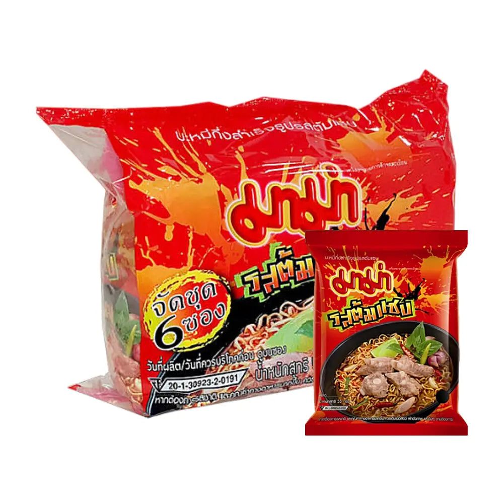 MAMA Instant Noodles Tom Saab Flavour (Pack 6)