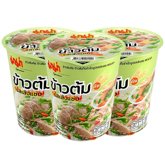 Mama Cup Instant Rice Soup with Spicy Leng Soup Flavour 40g (Pack of 3 pcs)