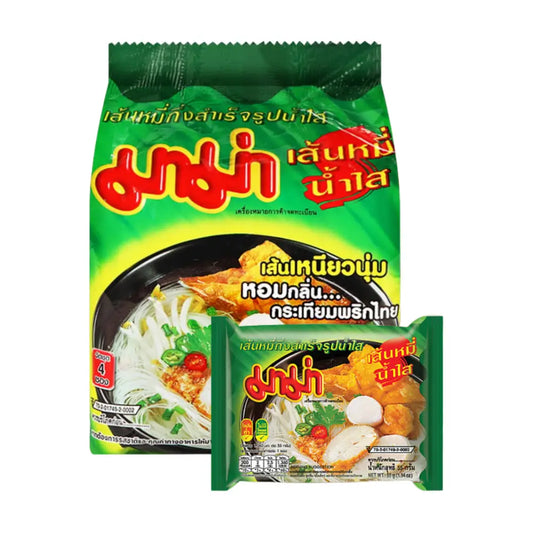 Mama Instant Rice Vermicelli Clear Soup (Pack 4)