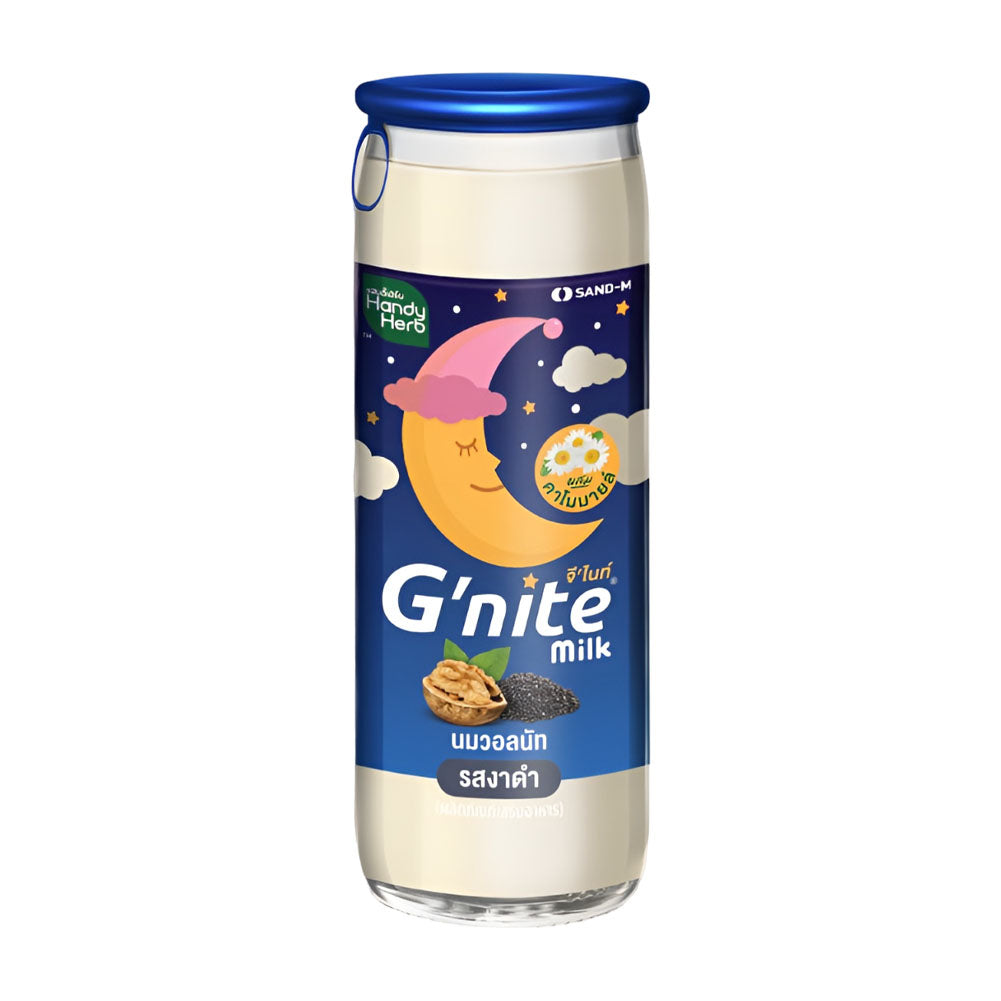 G Nite Walnut Milk, Black Sesame Flavor 120ml