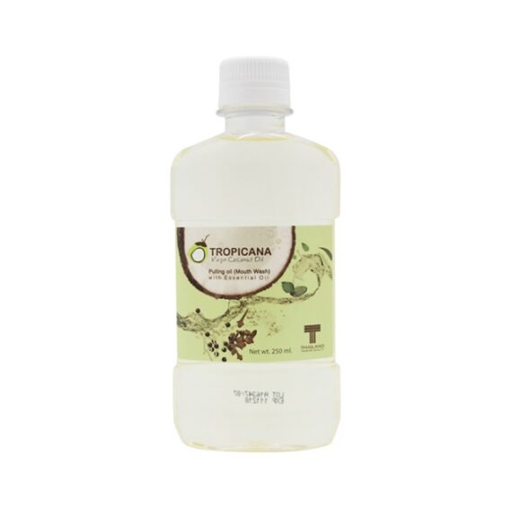 Tropicana Coconut Pulling Oil With Essential Oil For Fresh&amp;Clean Oral 250ml