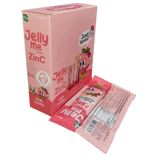 HandyHerb Jelly Me Cuti Zinc — Peach Flavor (1 box 12 sachets)