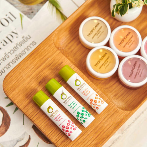 Tropicana Coconut Lip Balm For Moisturiser – Banana Happy (Non Paraben) 10g
