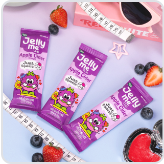 HandyHerb Jelly Me Cuti Apple Cider (Mixed Berry) — 1-Box (12 Sachets)