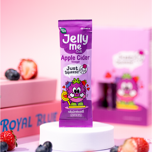 HandyHerb Jelly Me Cuti Apple Cider (Mixed Berry) — 1-Box (12 Sachets)