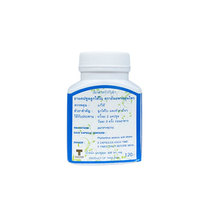 Luk Tai Bai Capsule | Relieve Hepatitis (100 capsules)