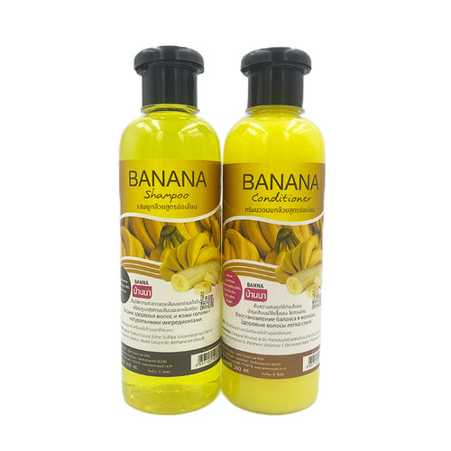 Banana Shampoo & Conditioner | Recovering from Greasy Hair (360 ml)