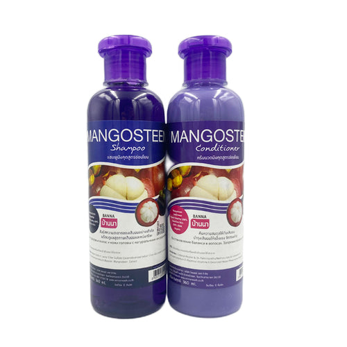 Mangosteen Shampoo & Conditioner | Deeply Cleanse Hair and Scalp (360 ml)