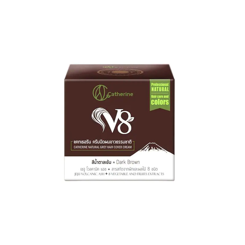 Catherine V8 Natural Grey Hair Cover Cream 80g.