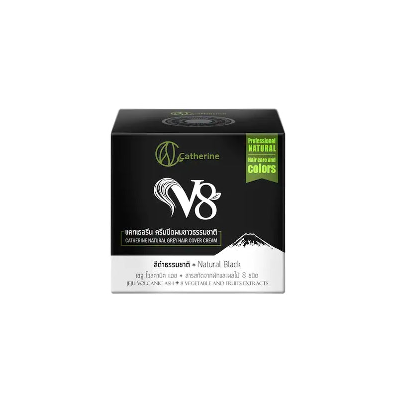 Catherine V8 Natural Grey Hair Cover Cream 80g.