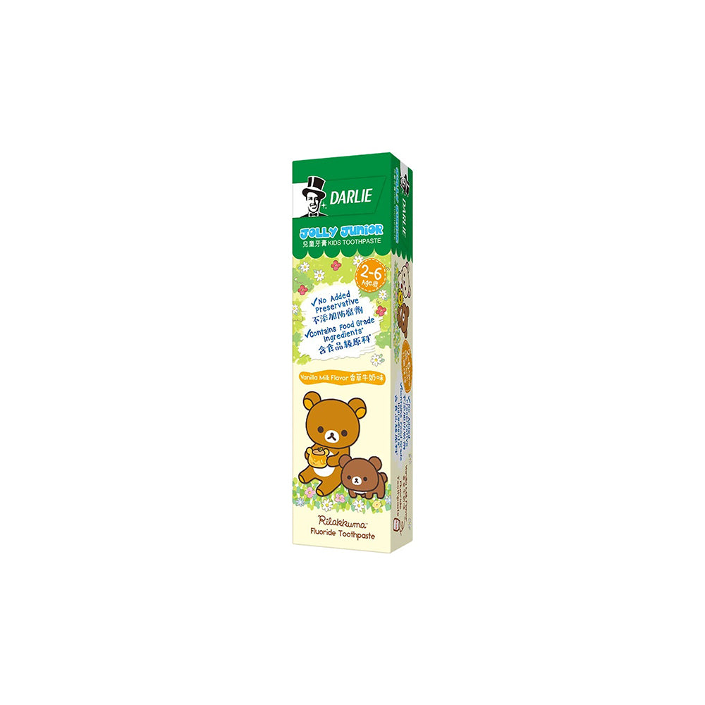 Darlie Jolly Junior Kids - Vanilla Milk Flavor for 2-6 Year Old (60 g)