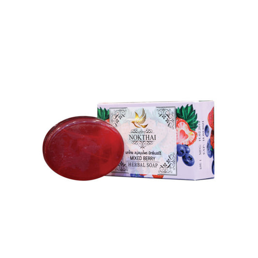 Nok Thai Mixed Berry Herbal Soap | Increase Collagen (100 g)